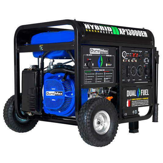 13,000 Watt Dual Fuel Portable Generator .
